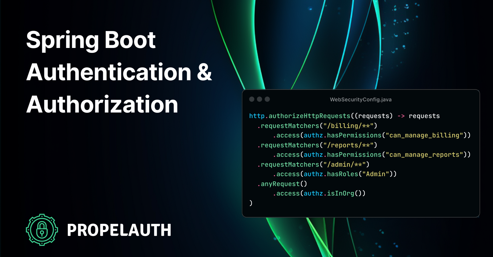 Spring Boot Authentication and Authorization w/ Spring Security