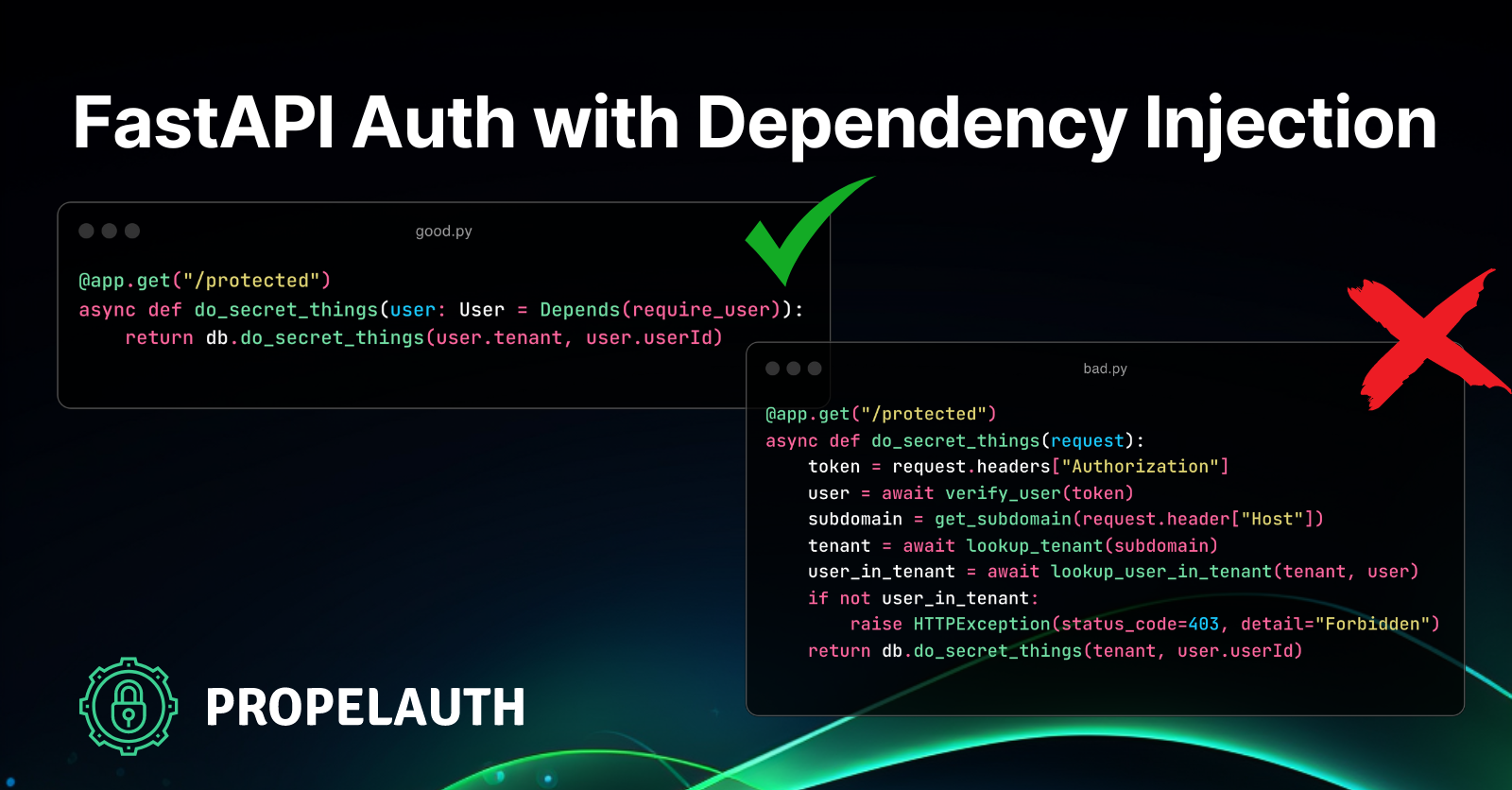 FastAPI Auth with Dependency Injection