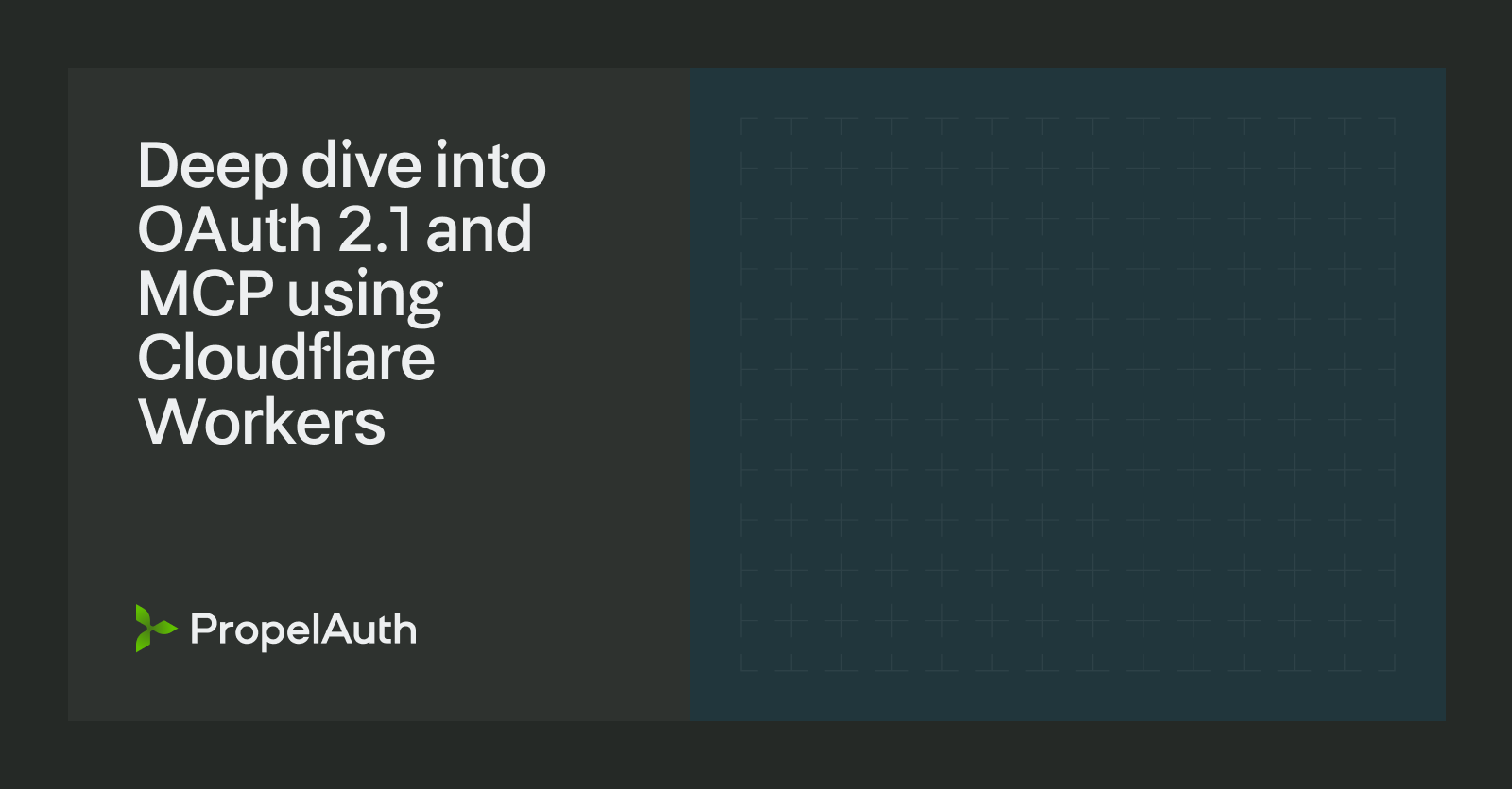 Deep dive into OAuth 2.1 and MCP using Cloudflare Workers