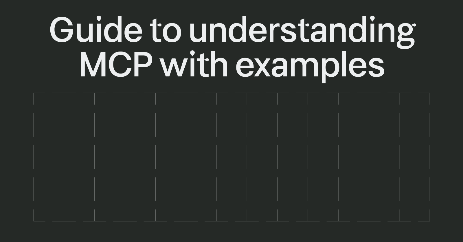 Guide to understanding MCP with examples