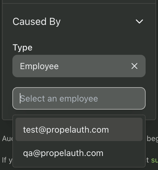 Image in article: Audit Logs in PropelAuth