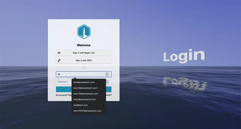 Image in article: PropelAuth’s shadcn-style components