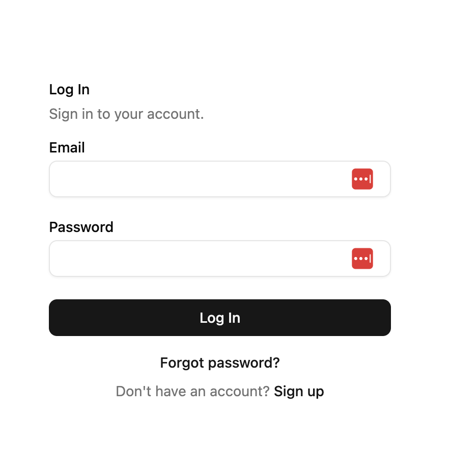 Image in article: PropelAuth’s shadcn-style components