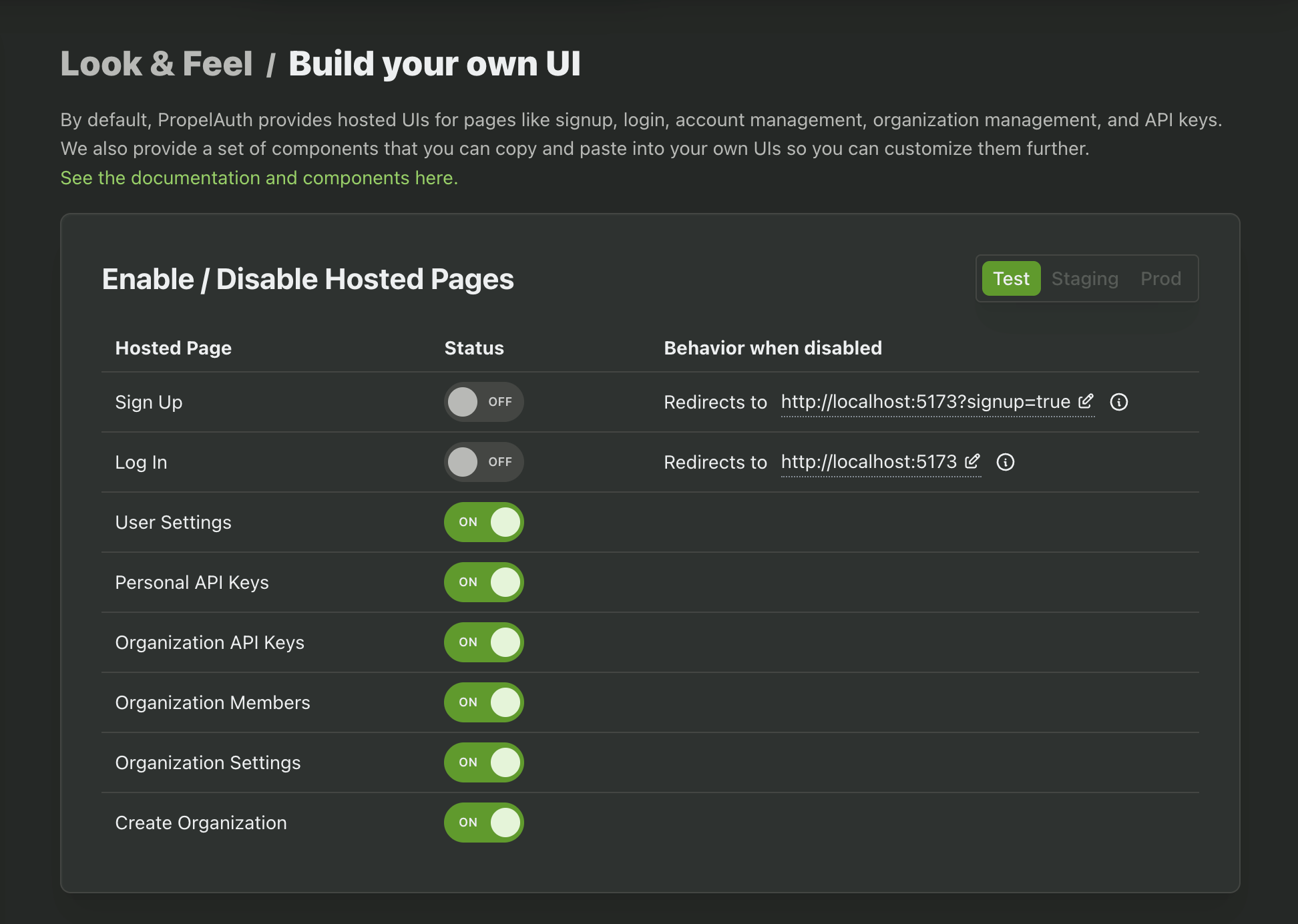 Image in article: Building Custom UIs with Shadcn and PropelAuth’s Integration MCP Server
