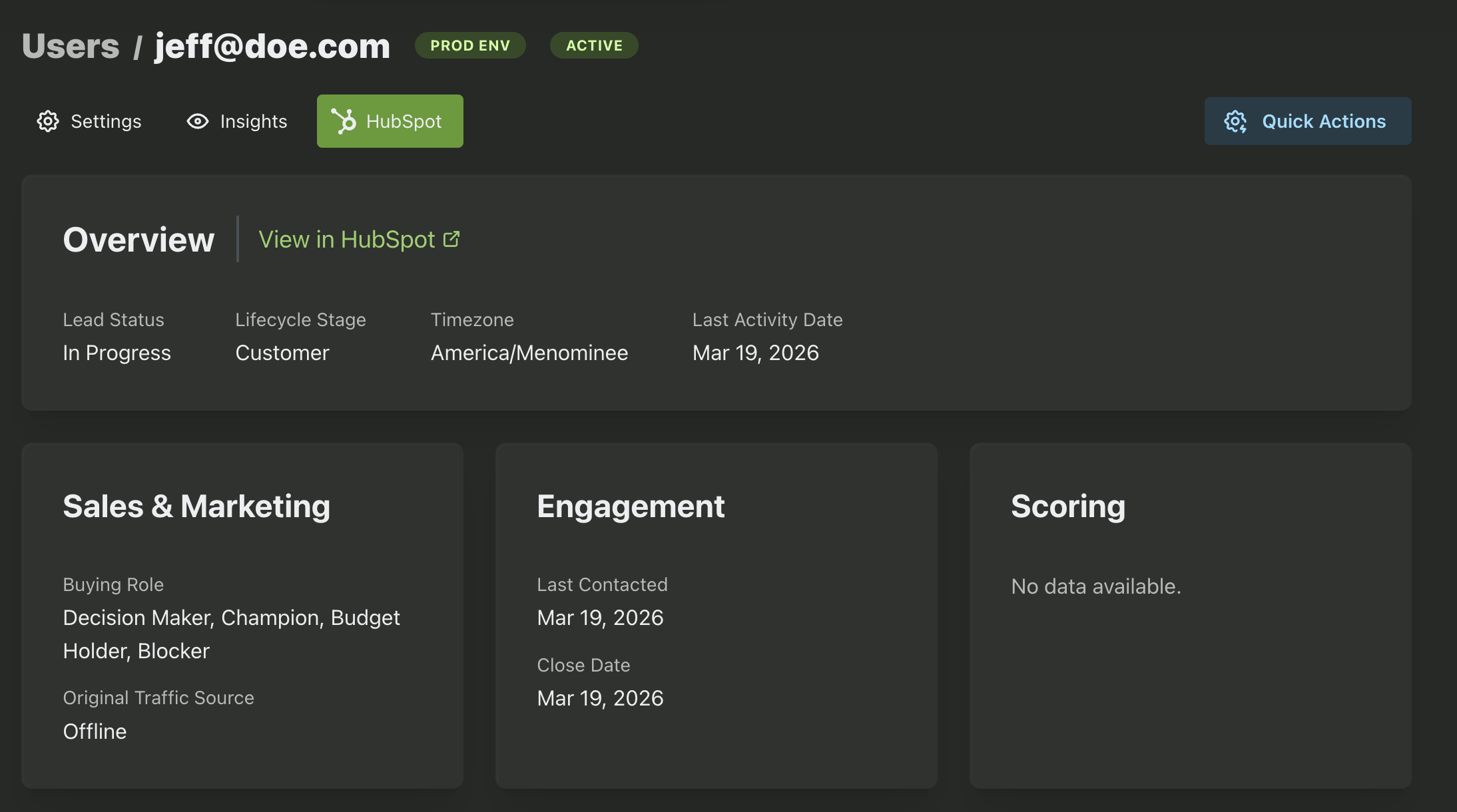 Image in article: PropelAuth HubSpot Integration: Sync Your Users to Your CRM Automatically