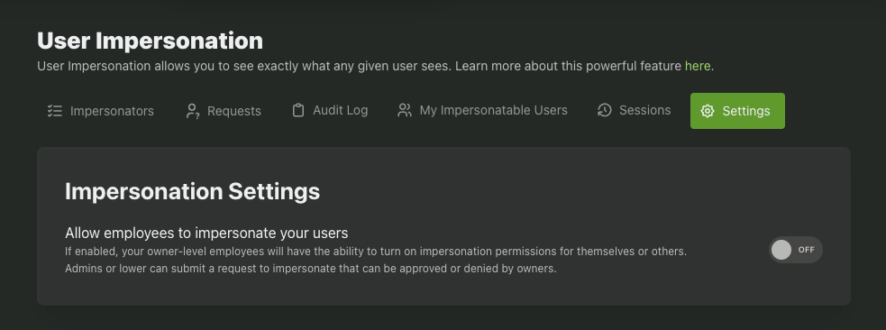 Image in article: Secure User Impersonation: Access Controls, Audit Logs & More