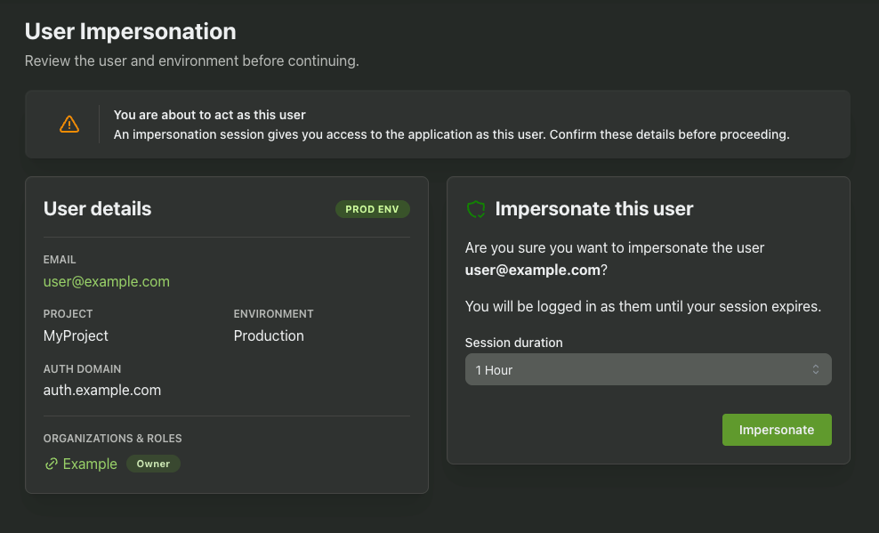 Image in article: Secure User Impersonation: Access Controls, Audit Logs & More