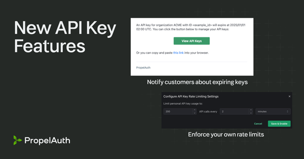 API Key Insights, Rate Limits, and more
