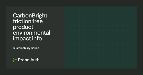 CarbonBright: friction free product environmental impact info