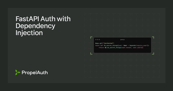 FastAPI Auth with Dependency Injection