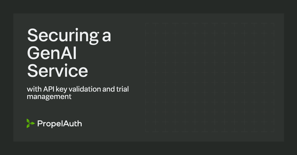 Securing a GenAI Service with API Key Validation and Trial Management