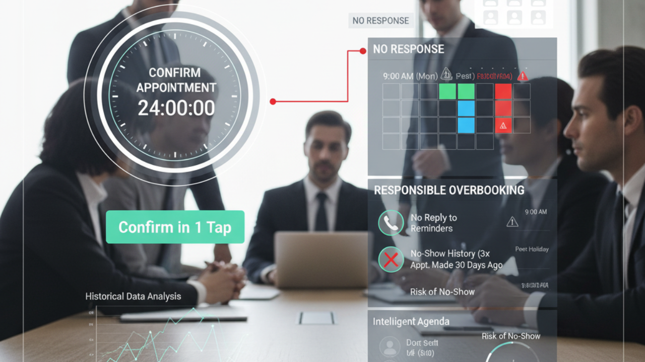 Como clínicas no México reduzem faltas com agenda digital?