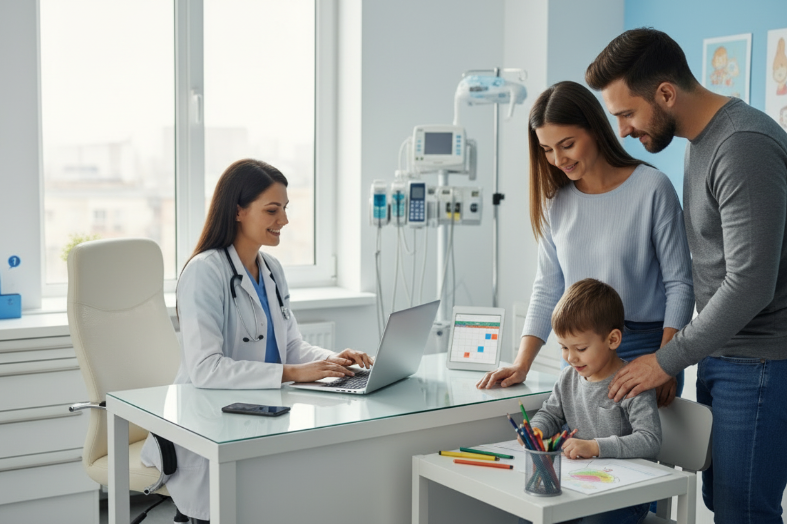 Confiança entre médico, pais e criança: um elo essencial para a saúde infantil