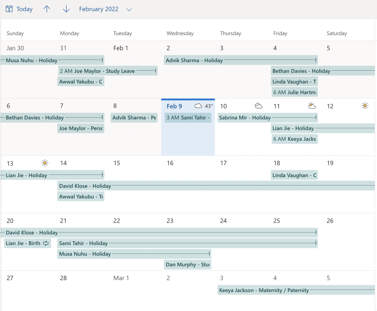 How to add vacation to Outlook Calendar