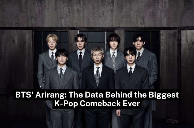 BTS' Arirang: The Data Behind The Biggest K-Pop Comeback Ever