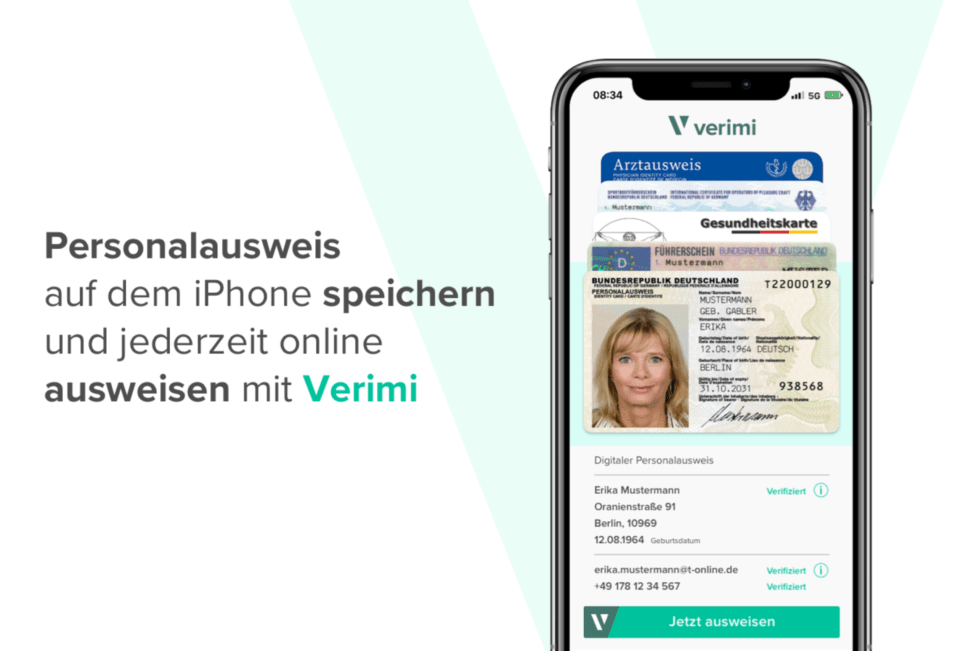 Ausweis auf iPhone mit Verimi