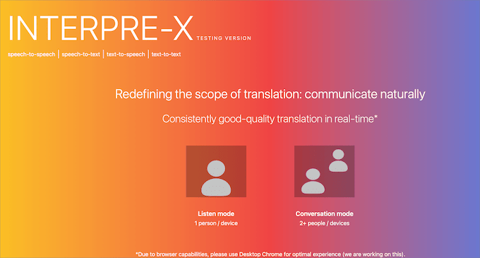 Interpre-X Screenshot