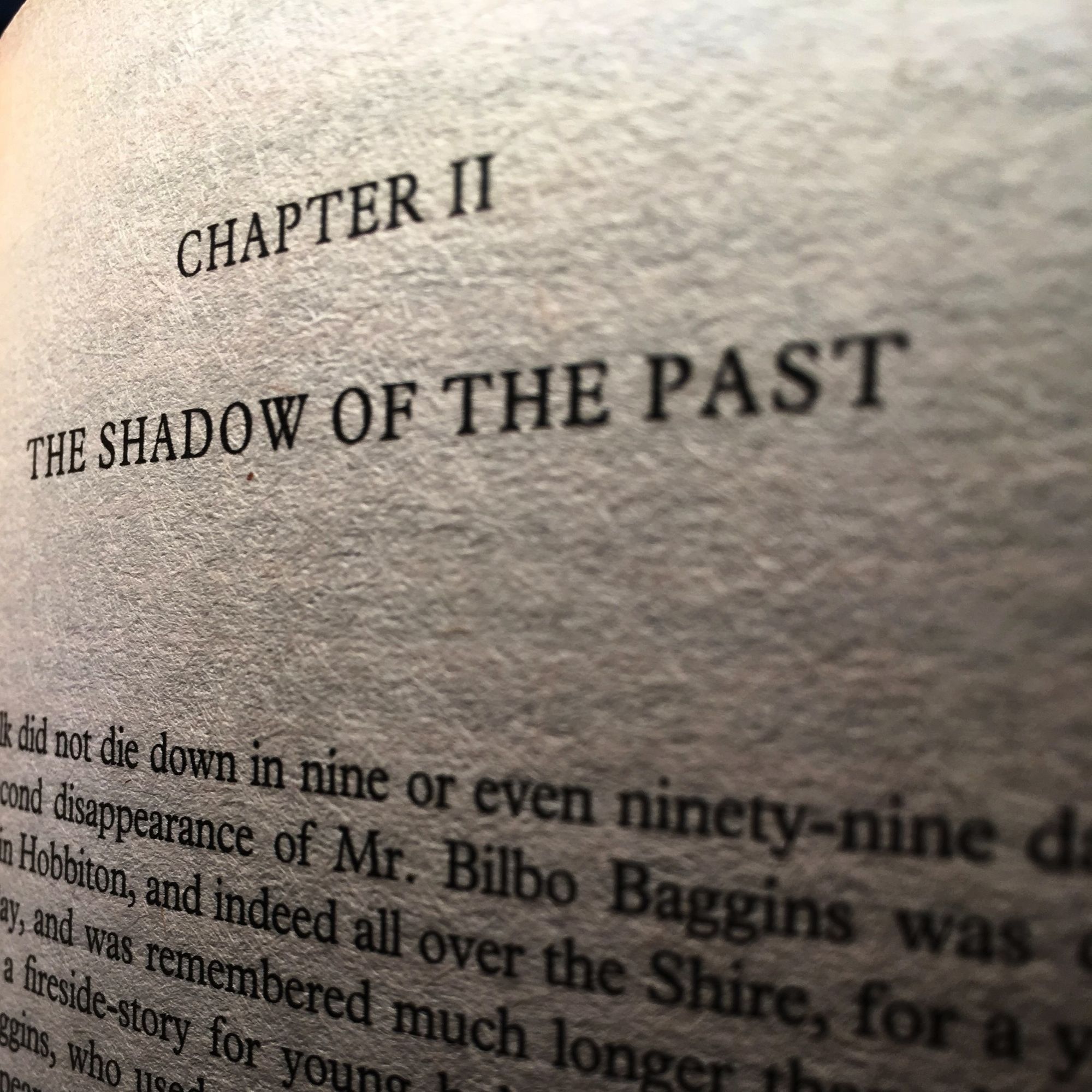 The Fellowship of The Ring: The Shadow of the Past