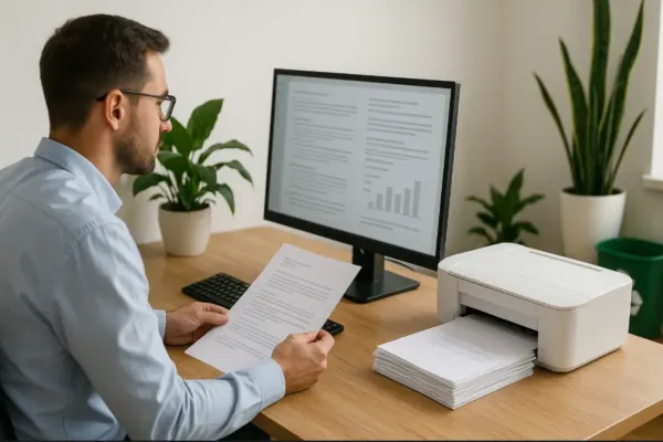 Ink savings and sustainability in clinical report printing