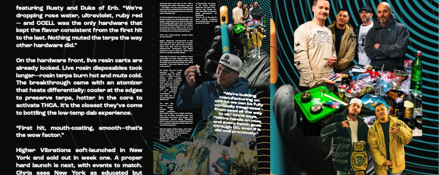 Inside Higher Vibrations’ Terp-Wave: The Sierra Grow's Flavor-First Cannabis