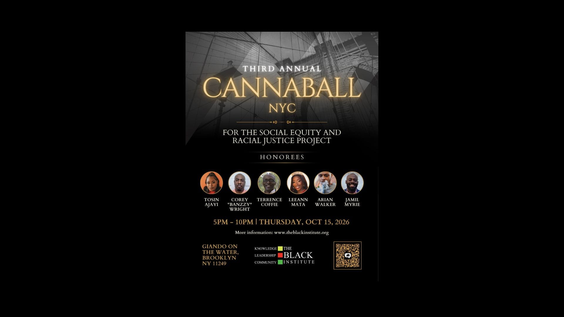 The Black Institute’s Third Annual Canna Ball NYC Honors Equity, Legacy and Black Excellence