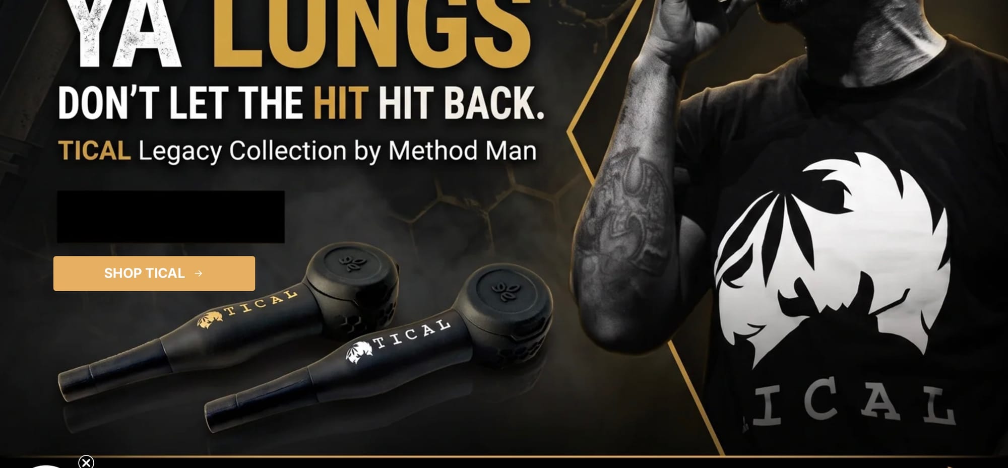 Method Man’s TICAL Official and Weedgets Launch Maze-X Pipe