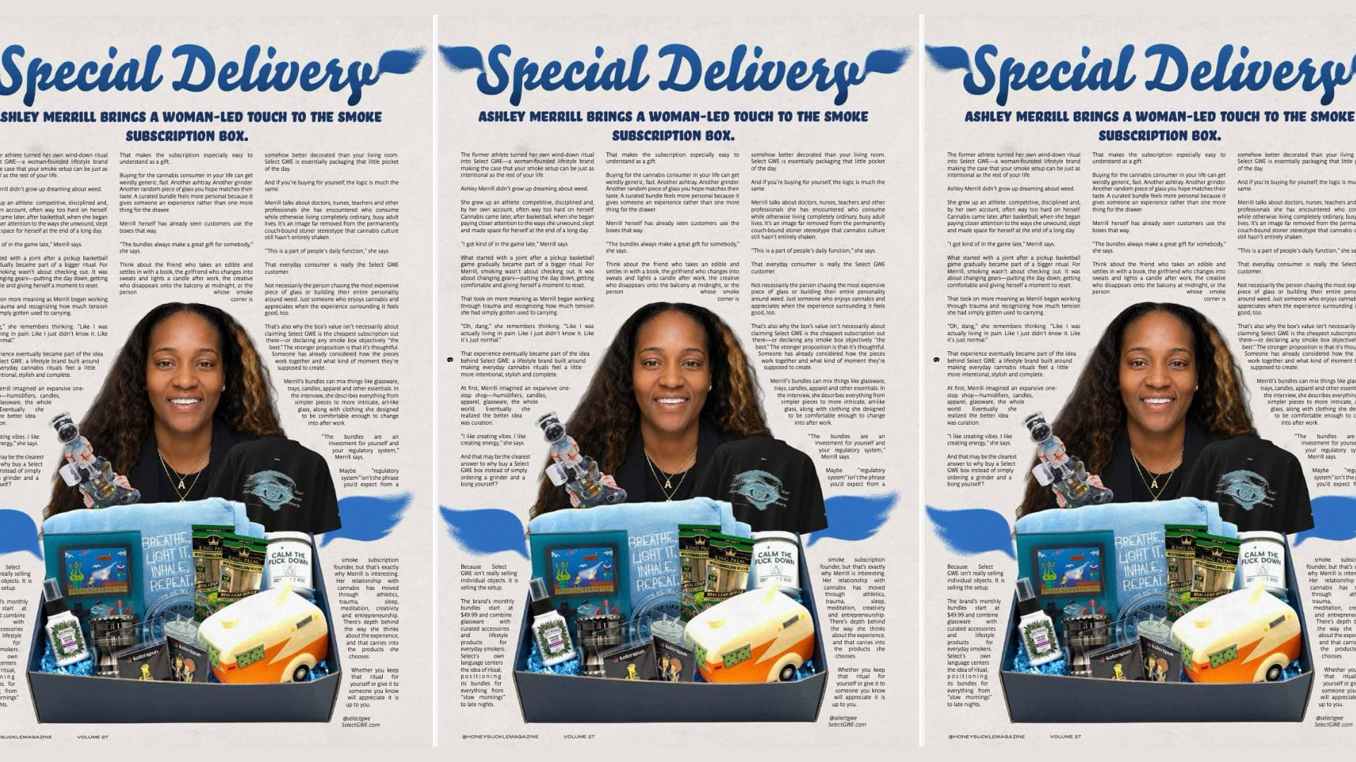 Special Delivery: Ashley Merrill of Select GWE brings a woman-led touch to the smoke subscription box