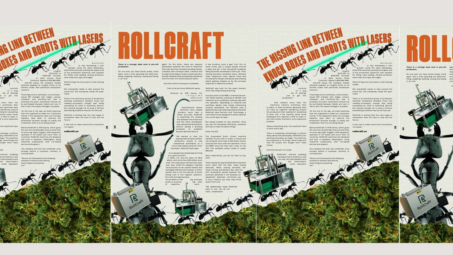 RollCraft by STM Canna: Affordable Pre-Roll Automation for Growing Producers
