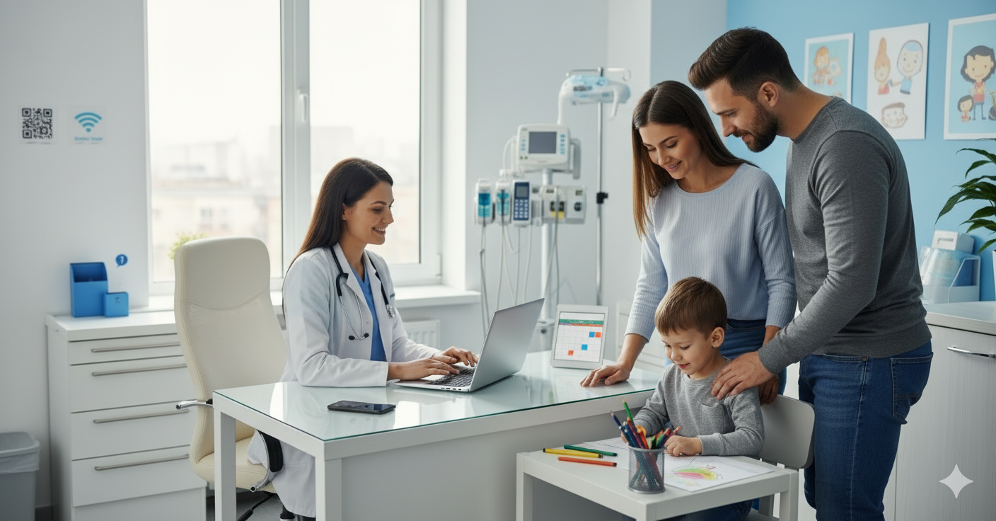 Importancia de la confianza entre médico, padres y niño en la salud infantil