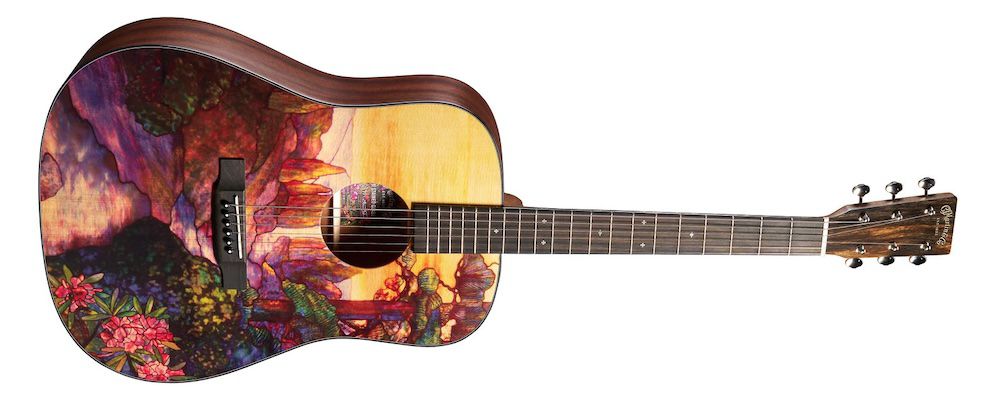 Martin D-11 Stained Glass Acoustic Guitar