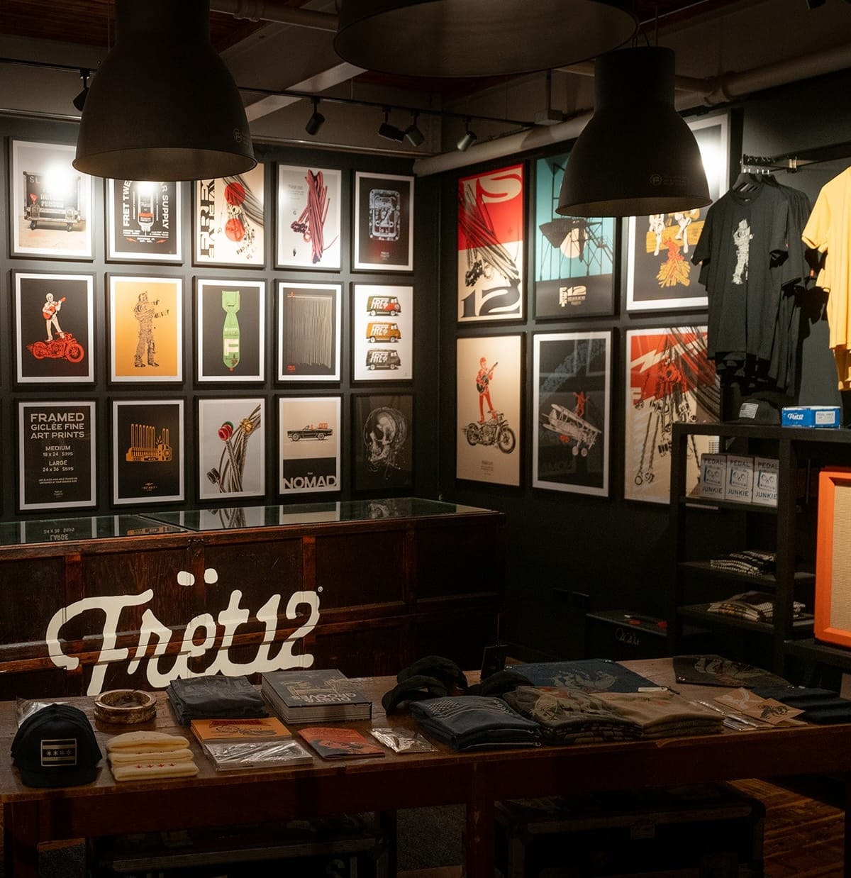 Fret12's Retail Shop in Chicago's Salt Shed