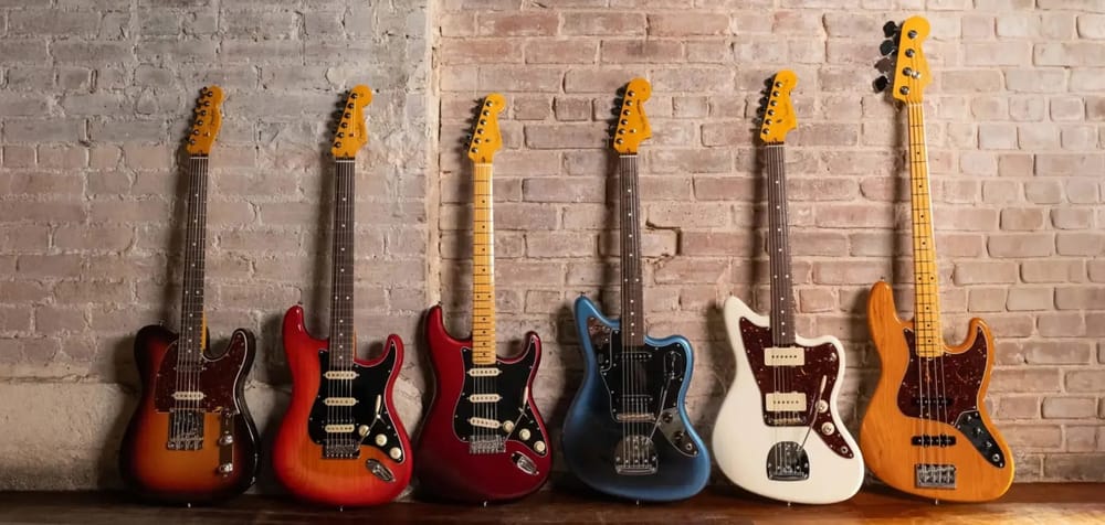Updated Fender American Professional Electric Guitars