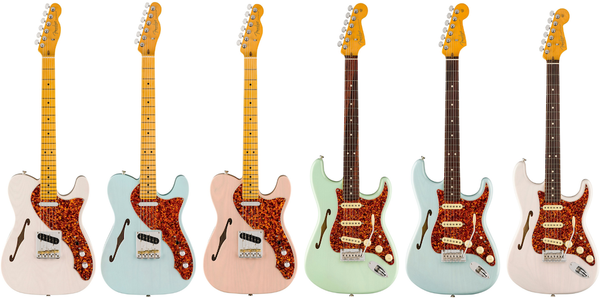 Fender Limited Edition American Professional II Thinline Telecaster and Stratocaster