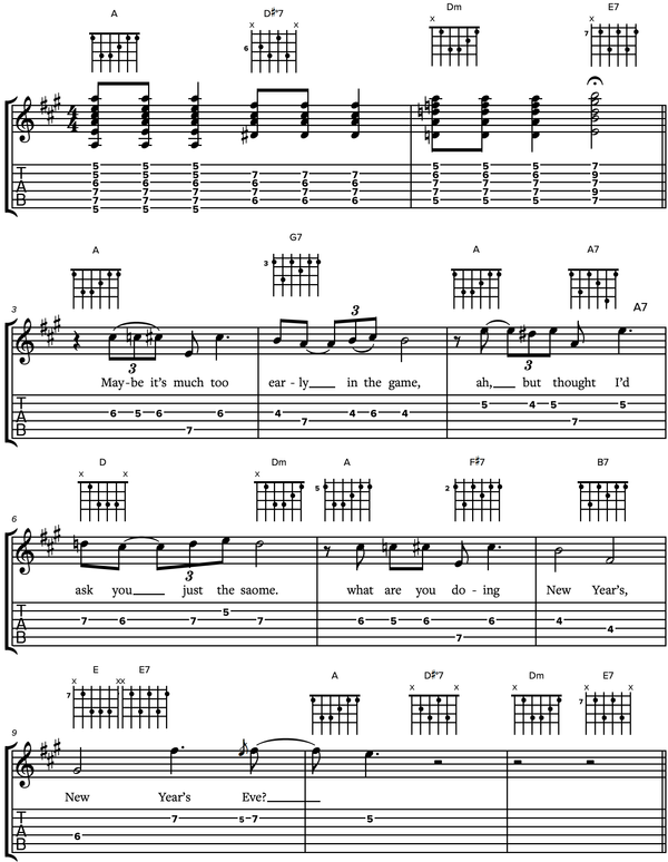 What Are You Doing New Years Eve?