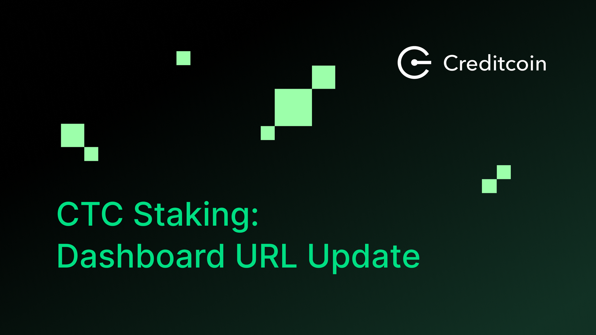 Creditcoin Network Update: New Staking Dashboard URLs
