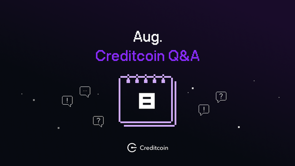 Creditcoin Q&A | August 2023